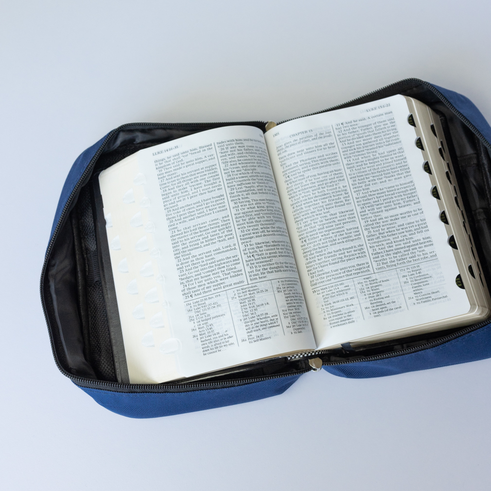 ガンダムMS Bible　全151巻＋専用ハードケース　　OD39 Blue LDS Scripture Case | Fits Quad or Triple & Bible
